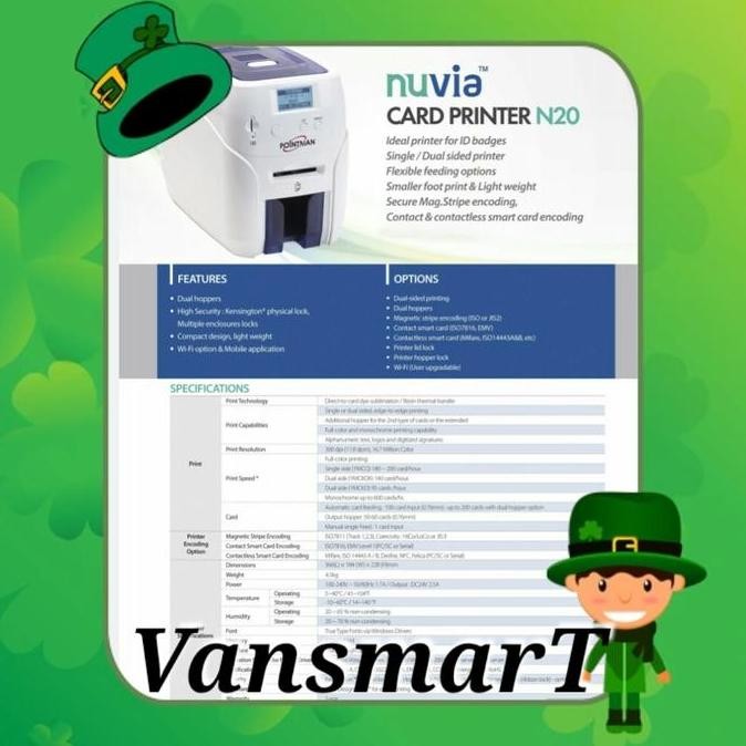 Jual Mesin Cetak Id Card Pointman Nuvia N20 Free Ribbon Warna Dan Kartu ...
