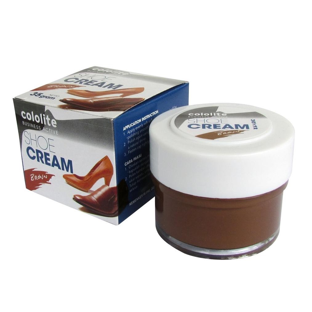 Jual Cololite Shoe Cream Brown | Shopee Indonesia