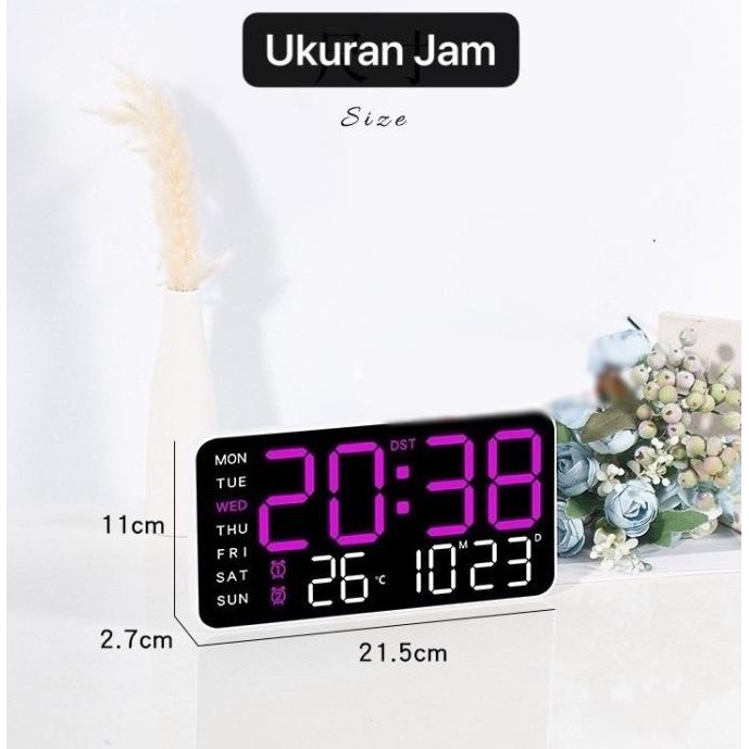 Jual (Allthebest) Jam Digital JD-6659 LED Jam Meja Elegan Dekorasi ...