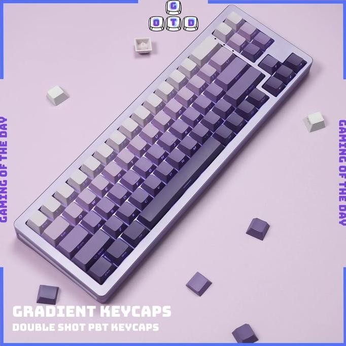 Jual Gradient Keycaps Side Letter Side Print SP by GOTD Mechanical ...