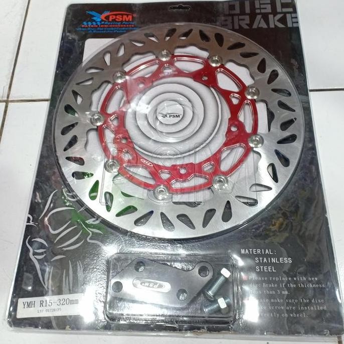 Jual disc brake psm R15 old 320mm depan/ piringan cakram psm r15 lama ...