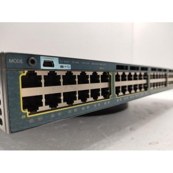 Jual Cisco 3560X-48P-S Switch Layer 3- 48 X 10/100/1000+ Moduller 10G ...