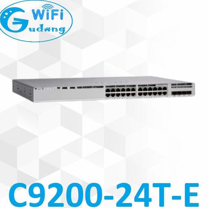 Jual Cisco C9200-24T-E Catalyst 9200 Series Switch +Smartnet New Stok ...