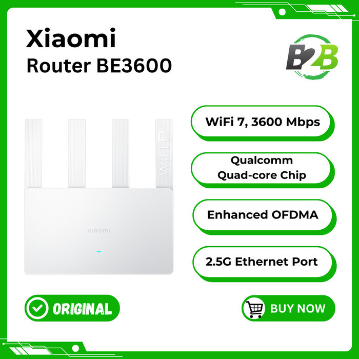 2024 Router BE3600 Wifi7 2.4/5Ghz Duan Bands 160Mhz 3570Mbps