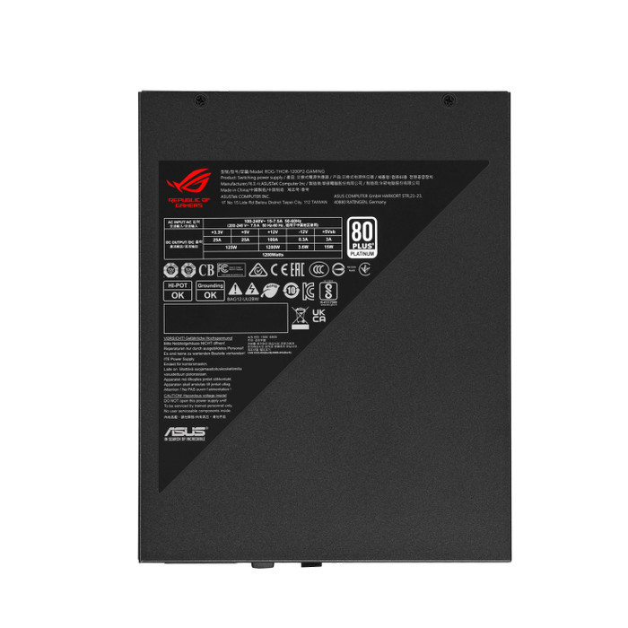 Jual Psu Asus Rog Thor 1200W Platinum Ii / Rog-Thor-1200P2-Gaming Unit ...
