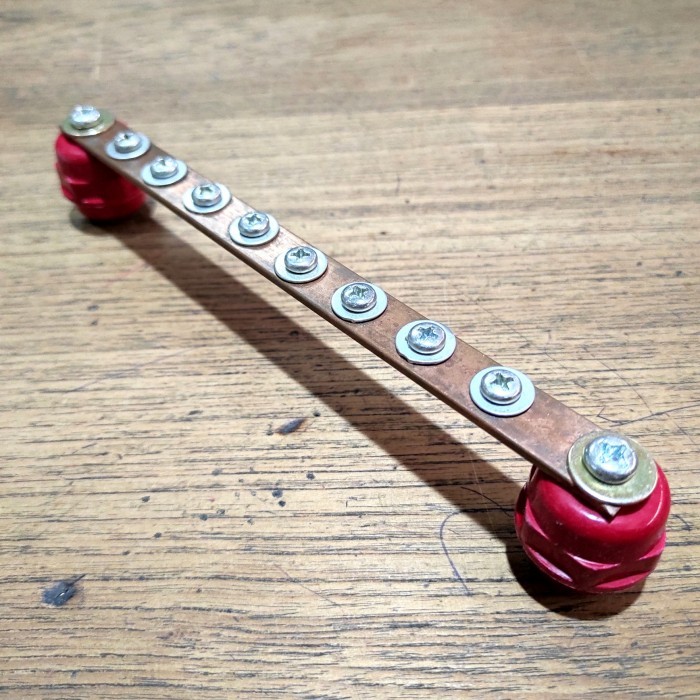 Jual $+$+$+$+] Busbar tembaga nol netral rst + lengkap isolator ...