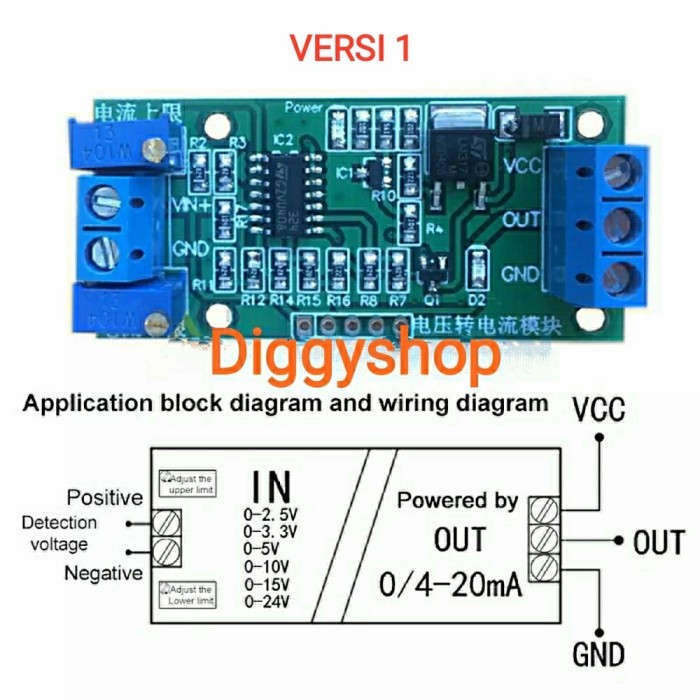 Jual MODUL ANALOG VOLTAGE TO CURRENT CONVERTER 0-5V TO 4-20MA | Shopee ...