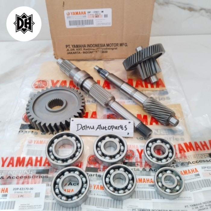 Jual Gigi Rasio Set Plus Bearing Gigi Rasio Nmax Old Kode 2Dp Ori ...