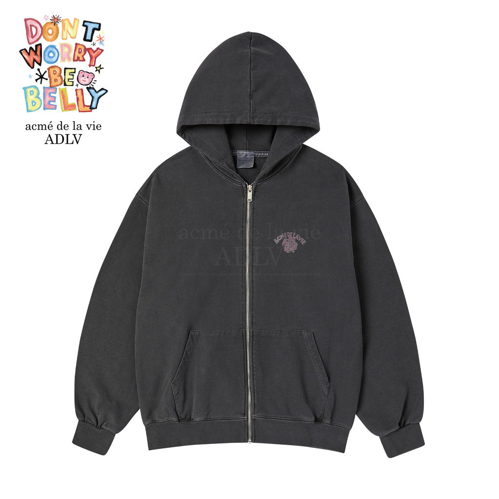 パーカー・フーディ ACME DE LA VIE CLOVER BELLY PIGMENT HOODIE ZIP UP acme-de-la-vie-belly-gom-adlv-