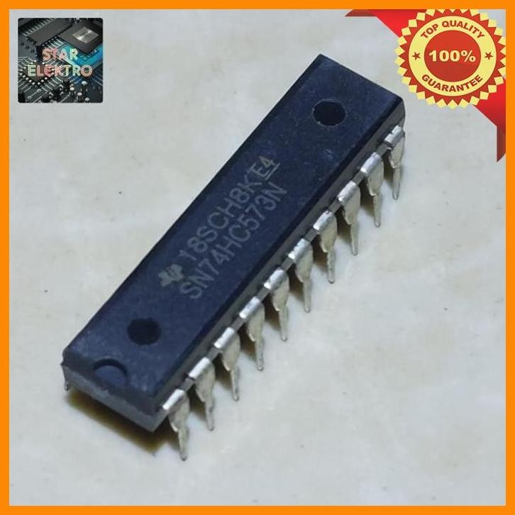 5PCS Fairchild MM74HC573N 74HC573 Octal Transparent D-Type Latches With 3-State