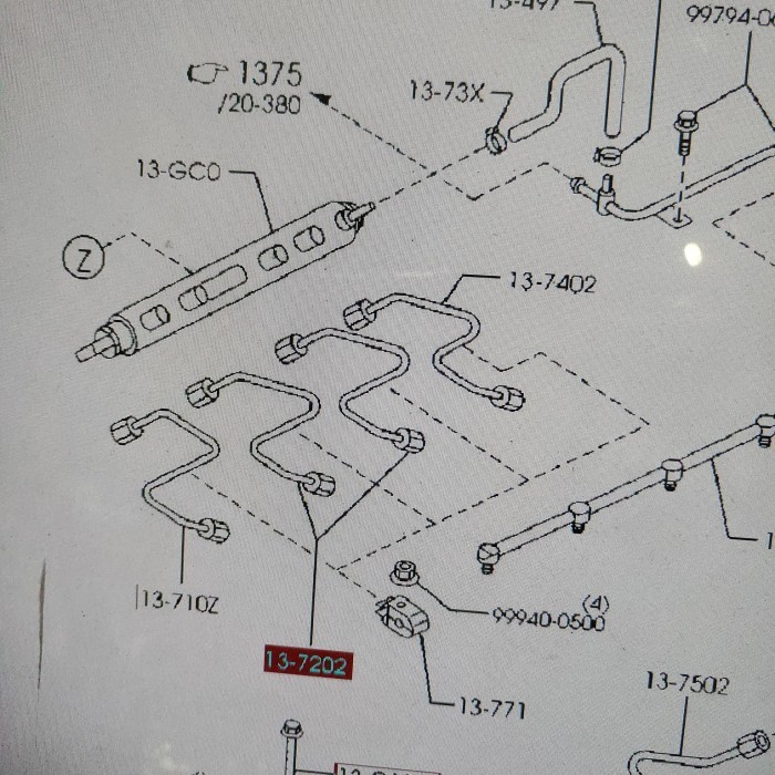 Jual Pipa Injector Ford Ranger 2.5 / 3.0 TDCi eceran - Pipa no 2 ...