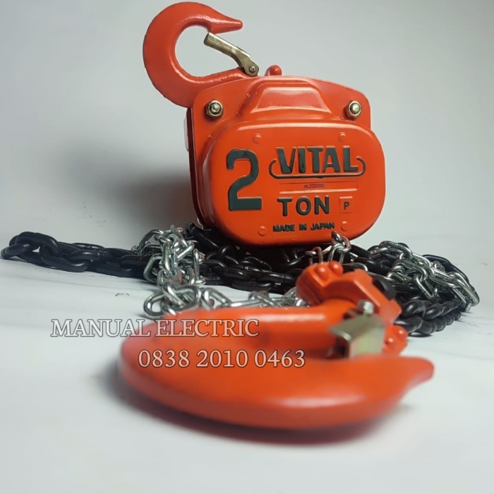 Jual Takel 2 Ton x 7 Meter Chain Block Vital Vp5 Made In Japan | Shopee ...