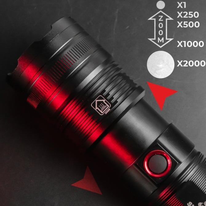 Jual Murah Senter 2000 Lumens Waterproof Senter Xa-B702 Zoom Led Super ...