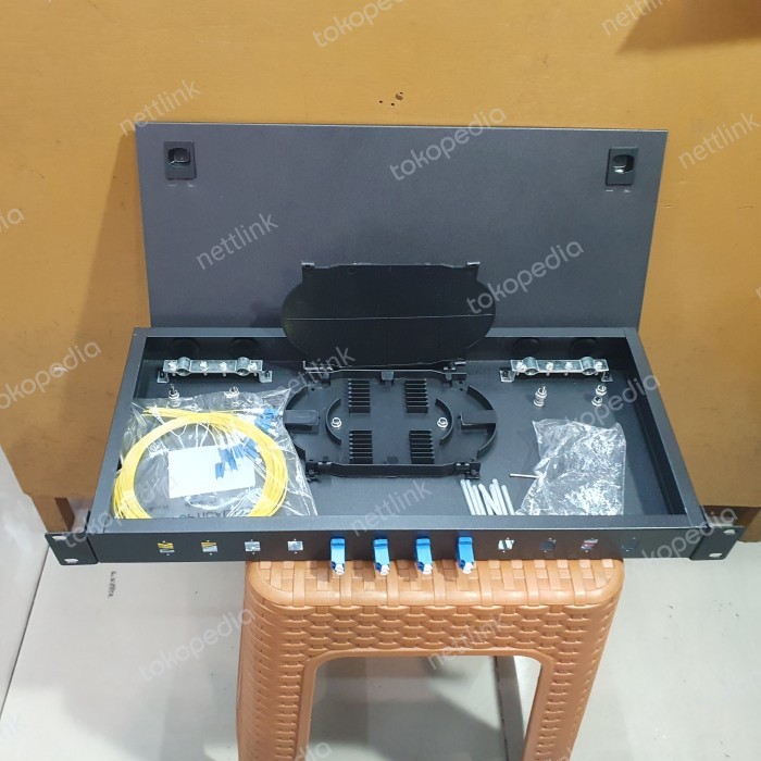 Jual otb rack 8 core lc lengkap pigtail, odf Lc 8 core singlemode ...