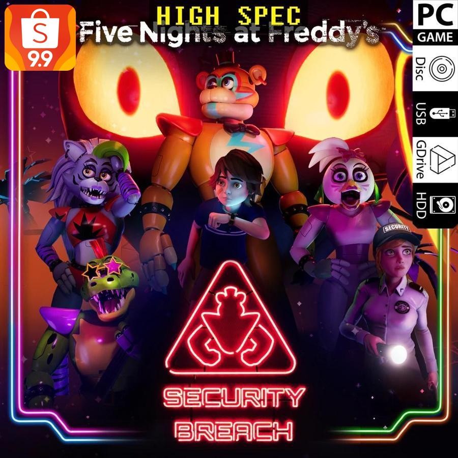 Jual five nights at freddys security breach pc full version/game pc