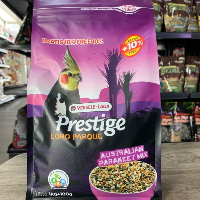 Versele Laga Prestige Calopsite Mix - Mangime Per Pappagalli | 1 Kg | Semi Di Alta Qualit&agrave; Per Piumaggio Luminoso