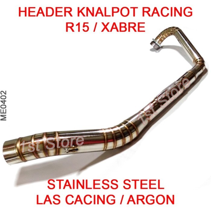 Jual Header pipa Knalpot Yamaha YZF-R15 Xabre full system | Shopee ...
