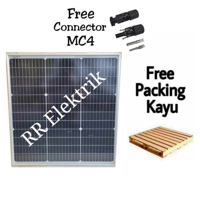 Jual Solar Panel / Solar Cell / Panel Surya Gh 50Wp Mono | Shopee Indonesia