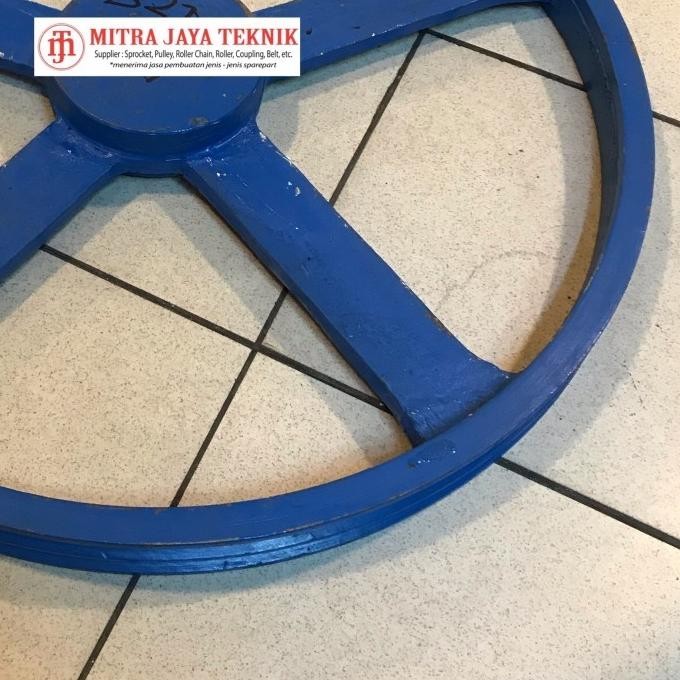 Jual Puli Jari B2 X 24 Inch Nbk Pully Pulley 2 Jalur Besi Ancuran ...