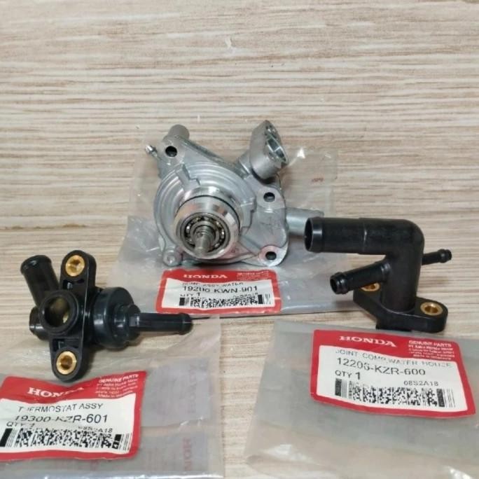 Jual PAKET WATERPUMP WATER PUMP ASSY + THERMOSTAT TERMOSTAT + PIPA T ...