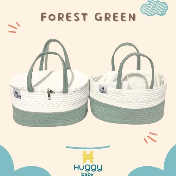 Jual Huggy Baby Rope Caddy Bag with Cover - Forest Green | Shopee Indonesia