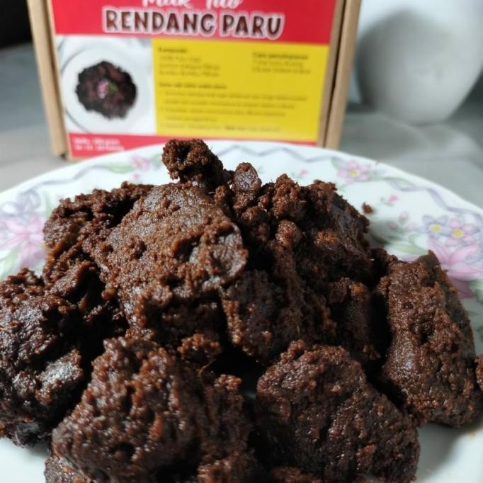 Jual Rendang Paru Rendang Kering Hitam Mak Tuo | Shopee Indonesia