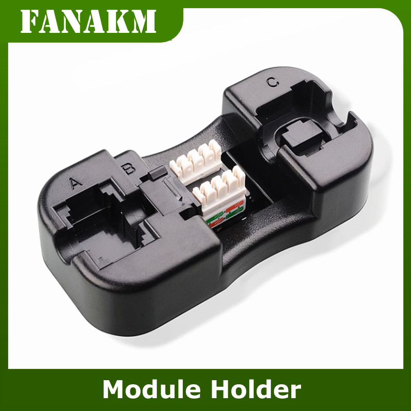 Jual SALE Network Module Holder Universal RJ45 Cat6/Cat5E/Rj11/12 ...