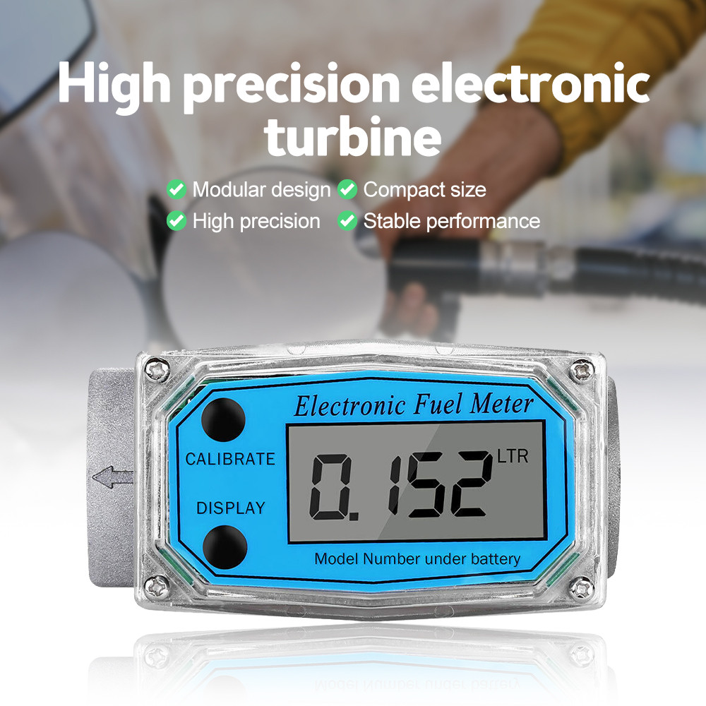 Jual DRT Digital Turbine Flow Meter Flowmeter Gauge 1