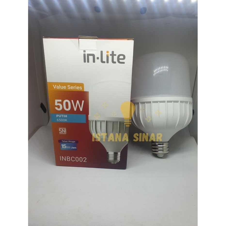 Jual PROMO LAMPU LED BULB CAPSULE INLITE VALUE 50W 50 WATT - INBC002 ...