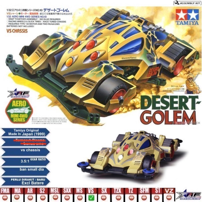 Tamiya 19610 - Mini 4WD Desert-Golem - Serie Aero