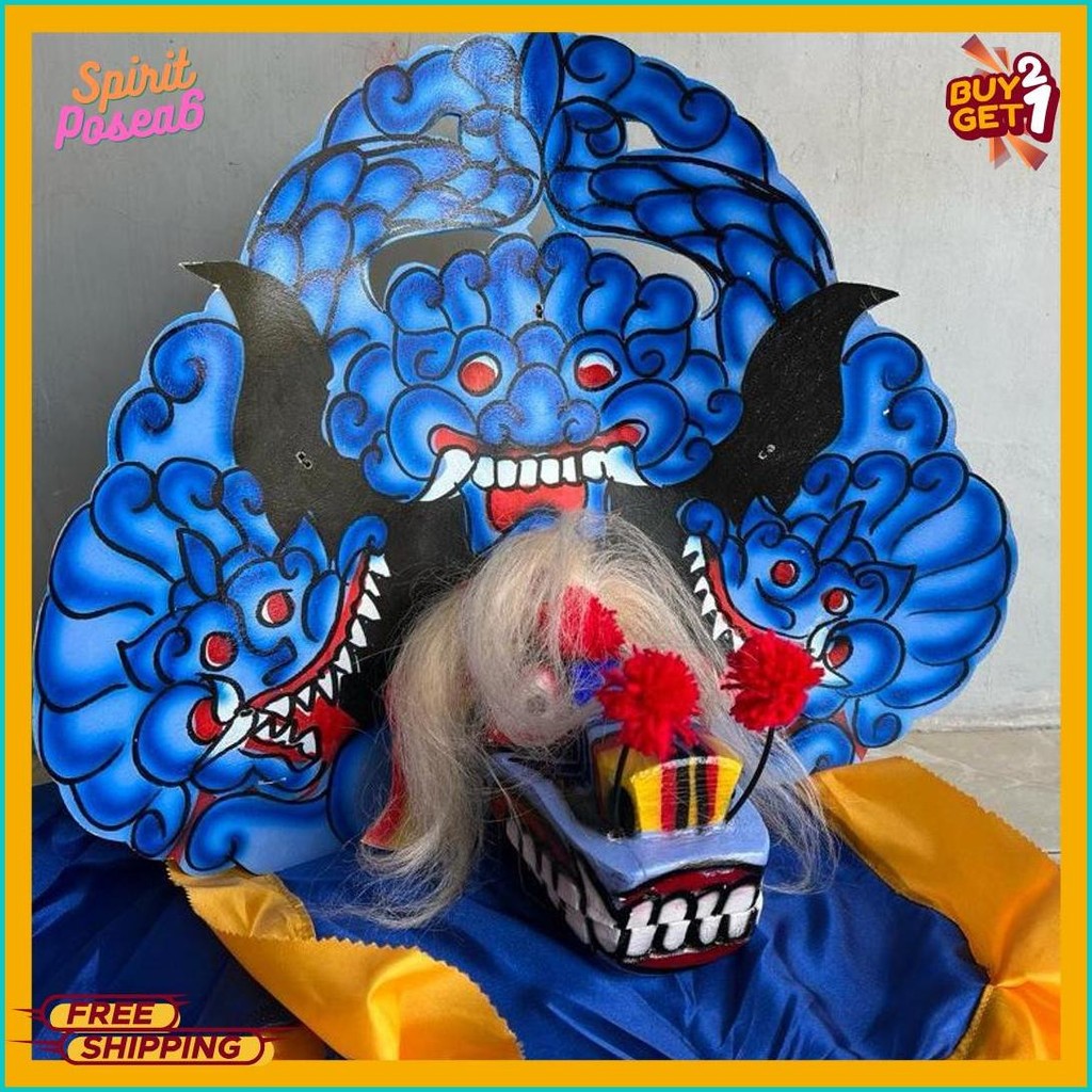 Jual Sale Mainan Tradisional Barongan Telon|Barongan Devil|Barongan ...