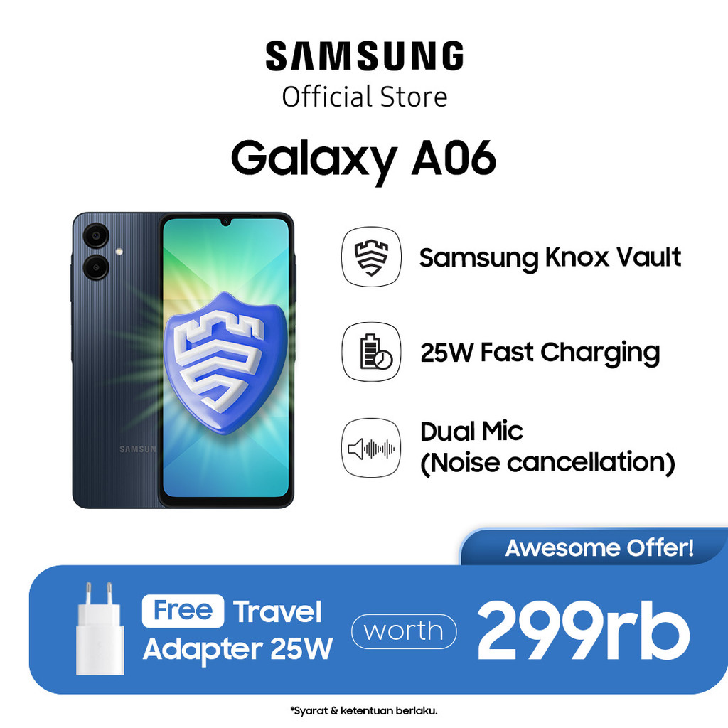 Samsung Galaxy A06 Front View