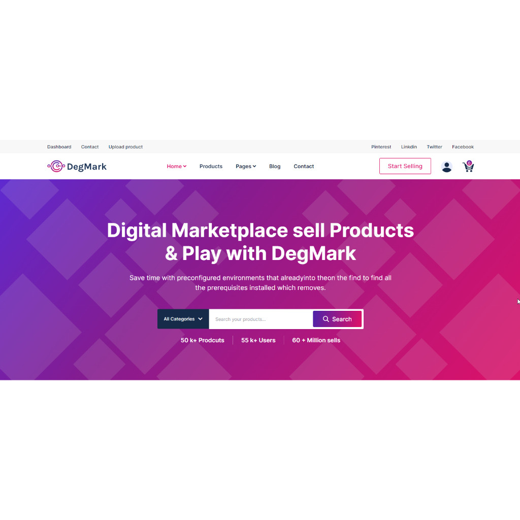Jual Source Code Laravel - DegMark - Digital Products Buy Sell ...