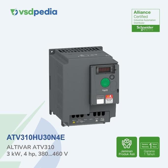Jual Schneider Altivar Atv310 Variable Speed Drive 3Kw 3P Atv310Hu30N4E ...