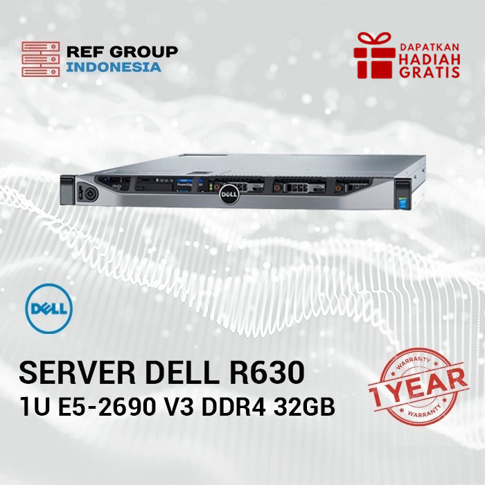 Jual Server Dell R630 1U 8x2.5