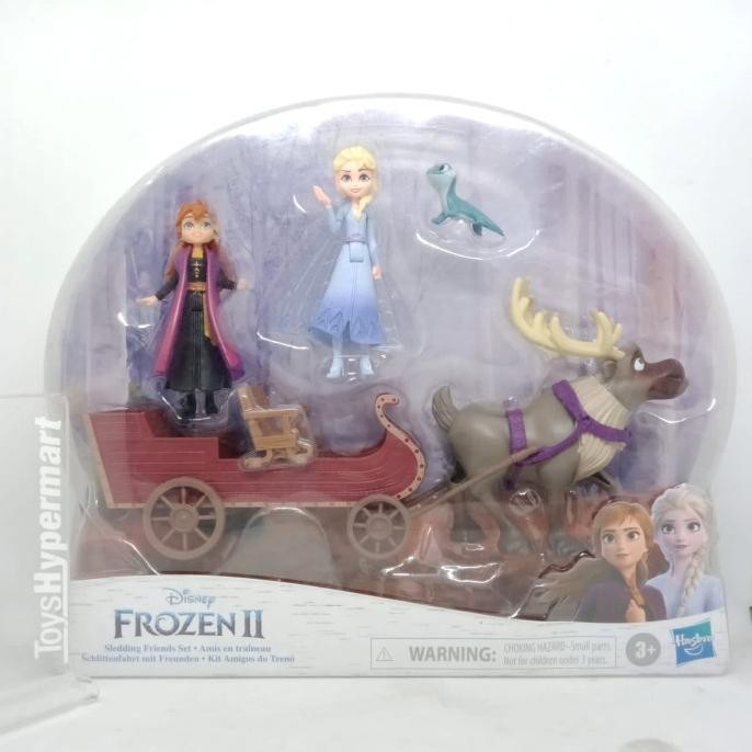 Jual ORIGINAL Elsa Disney Frozen II Sledding Friends Set Hasbro ...