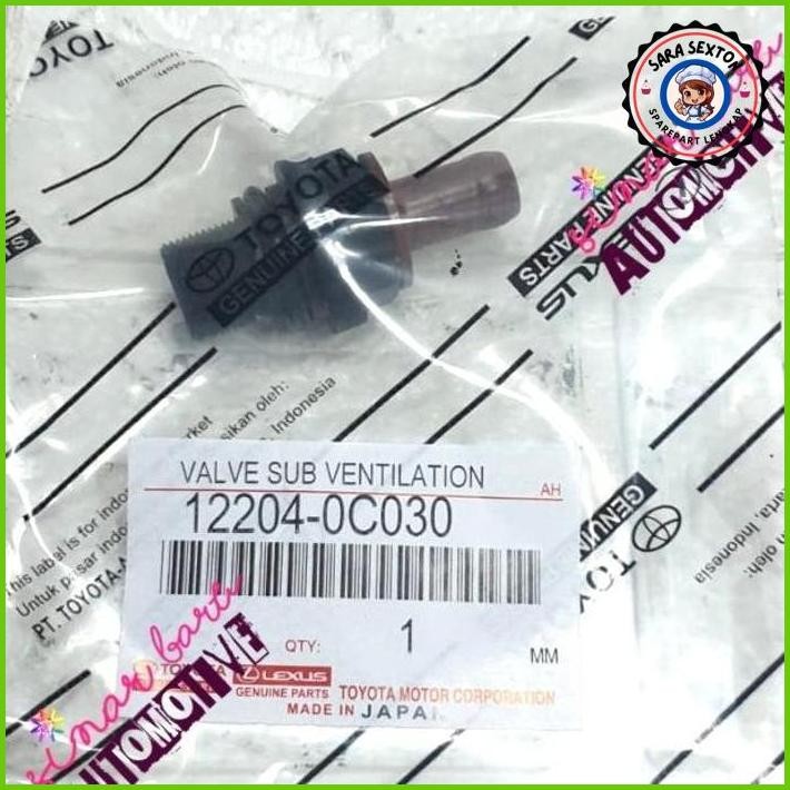 Jual PCV VALVE TOYOTA INNOVA INOVA REBORN FORTUNER VRZ HILUX REVO ...