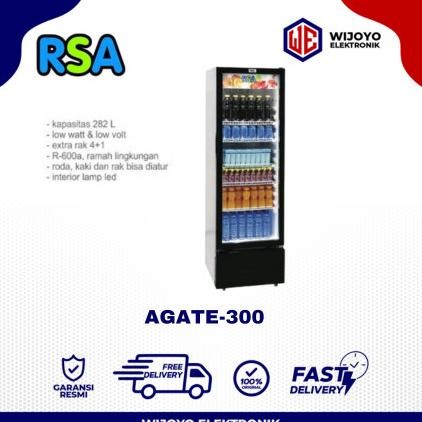 Jual showcase cooler rsa gea agate-300r 5 rak agate-300 | Shopee Indonesia