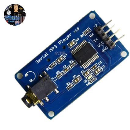 thumbnail image 2 of YX5300 UART Serial MP3 Music Player Module – 3.2-5.2V For Arduino, PIC, AVR, ARM 2 of 6