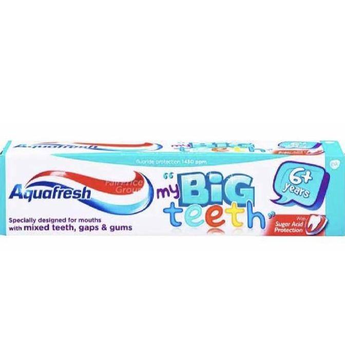 Jual aquafresh toothpaste Big Teeth, Little Teeth, 50 ml | Shopee Indonesia