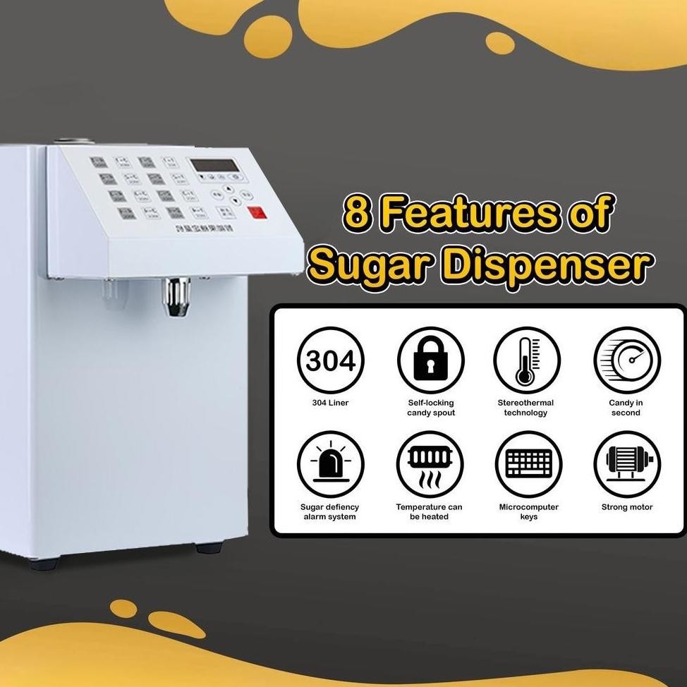 Jual Mesin Penakar Takar Sirup Gula Cair Fructose Syrup Sugar Dispenser ...