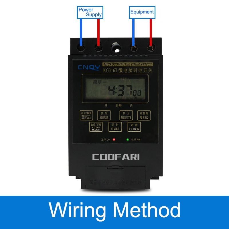 Jual Kg316T Digital Timer Microcomputer Programmable Switch 220V 380V ...