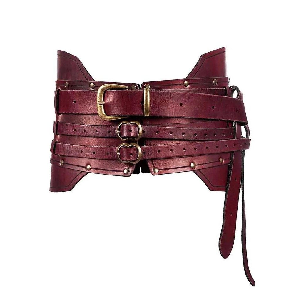 Jual Medieval Renaissance Fighting Knight Pu Girdle Belt Belt Anime ...