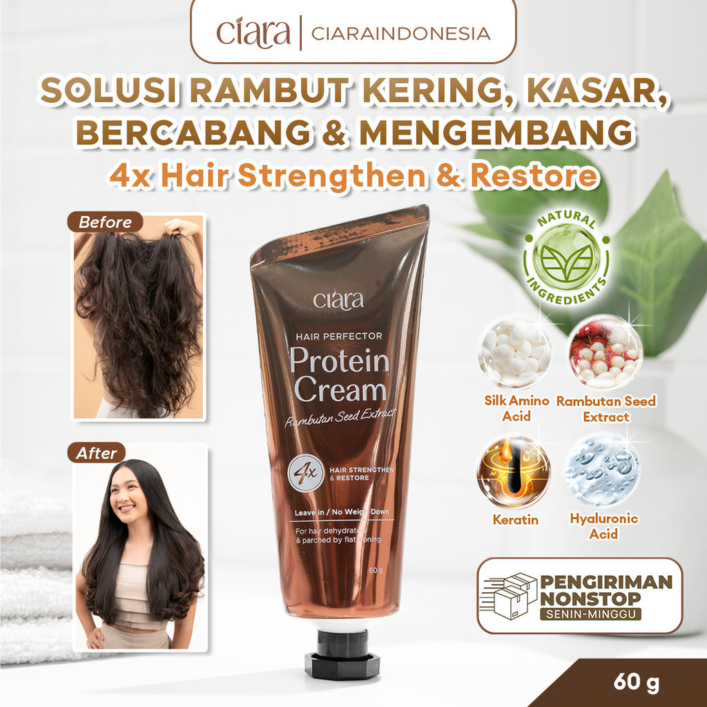 Jual NEW Ciara Hair Perfector Protein Cream Anti-Breakage Hair Care ...
