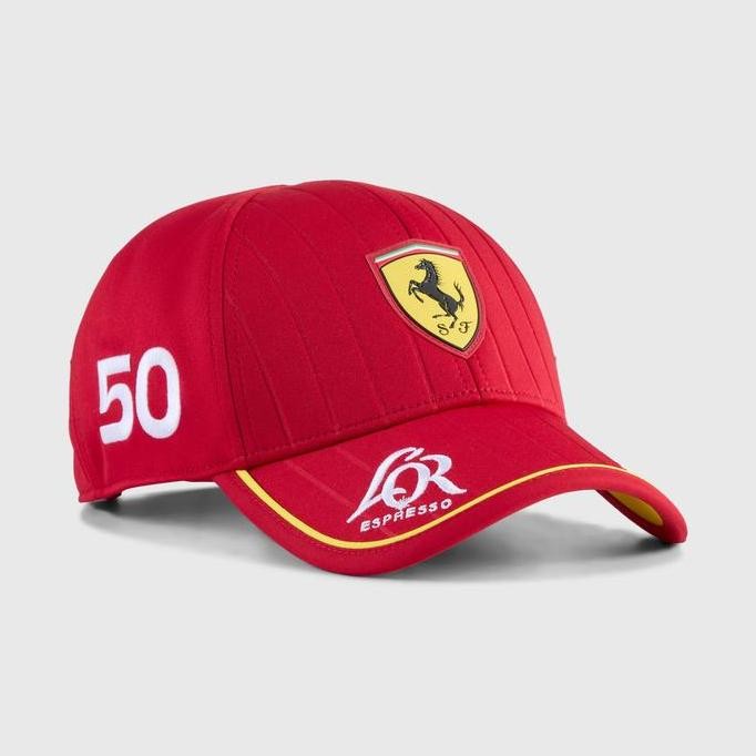 Jual Ferrari AF Corse Le Mans Hypercar 2025 Team Cap #50. Topi Unisex ...