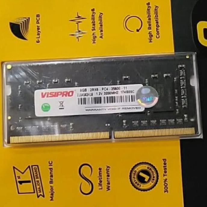 Jual Memory Visipro Sodimm Ddr4 8Gb 3200Mhz Pc4-25600 New Stok | Shopee ...