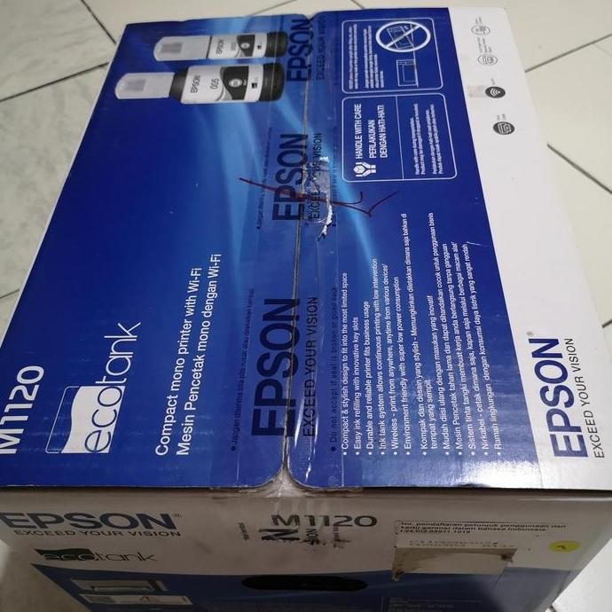 Jual Printer Epson M1120 Monochrome Wi-Fi Epson M-1120 Ink Tank Printer ...