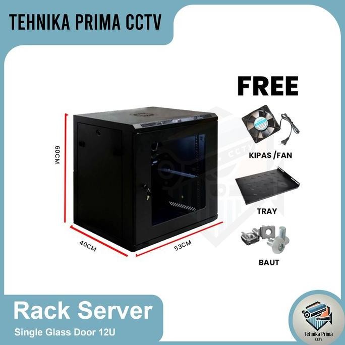 Jual Rak Server / Network Cabinet 6U/9U/22U Include Fan New Stok ...