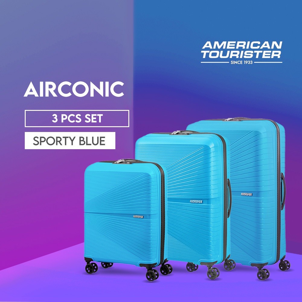 Jual American Tourister Koper Hardcase Airconic 3Pcs Set A - Sporty ...