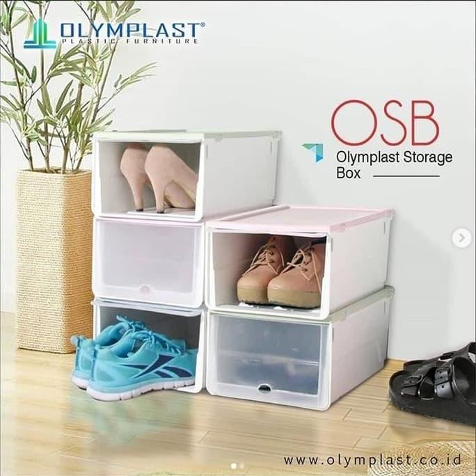 Jual Olymplast OSB Storage Box Container Box Plastik Kotak Sepatu ...